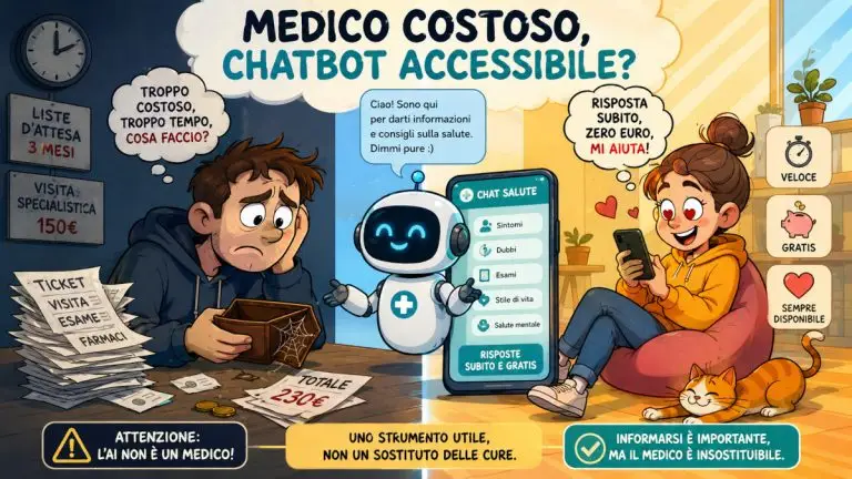 Quando il medico costa troppo, resta il chatbot